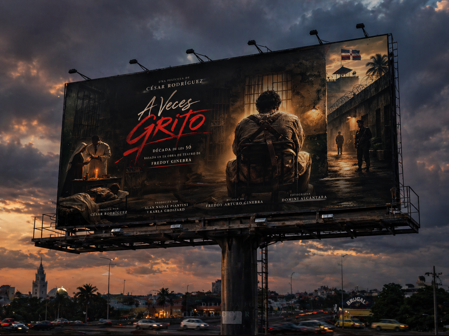 Valla publicitaria A Veces Grito